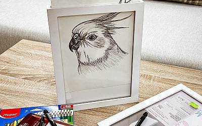 Rāmītis zīmējumu glabāšanai!