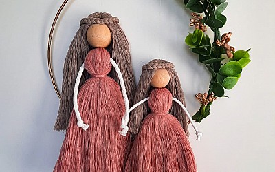 Septiņdesmito gadu modes kliedziens - makramē jeb mezglošana!