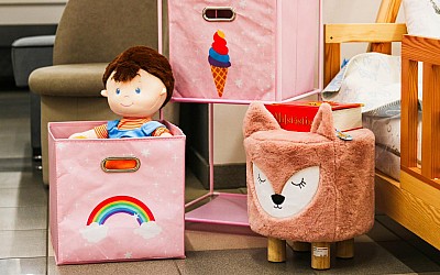 Plaukti ar mantu uzglabāšanas kastēm!