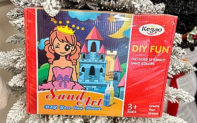 Krāsošana ar smiltīm – SAND ART komplekti bērniem un ģimenei Jelgavā