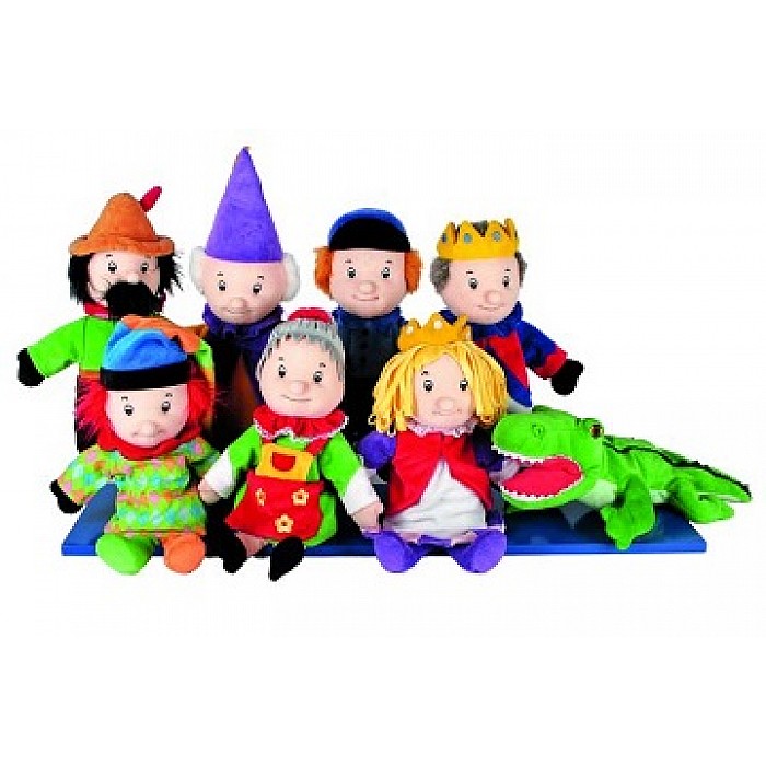 Rokas leļļu komplekts "Leļļu teātris" (8 gb.)