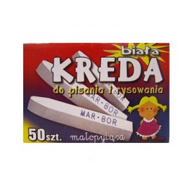 Balti krītiņi KREDA, 50 gb.
