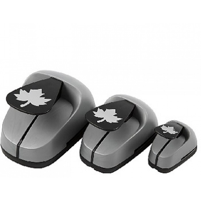 Dekoratīvo caurumduru komplekts - kļavas lapa (3 gb.)