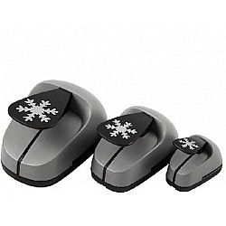 Dekoratīvo caurumduru komplekts - sniegpārsla (3 gb.)