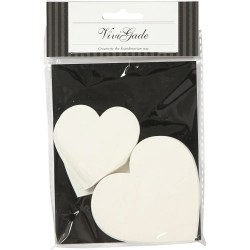 Papīra dekorācijas - sirsniņas (50gb)