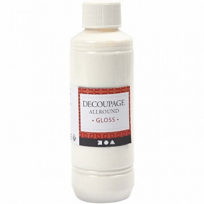 Dekupāžas laka - glancēta (250 ml)