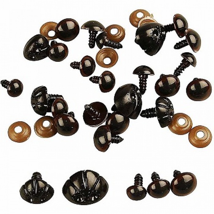 Dekoratīvās actiņas un deguntiņi (12 gb.)