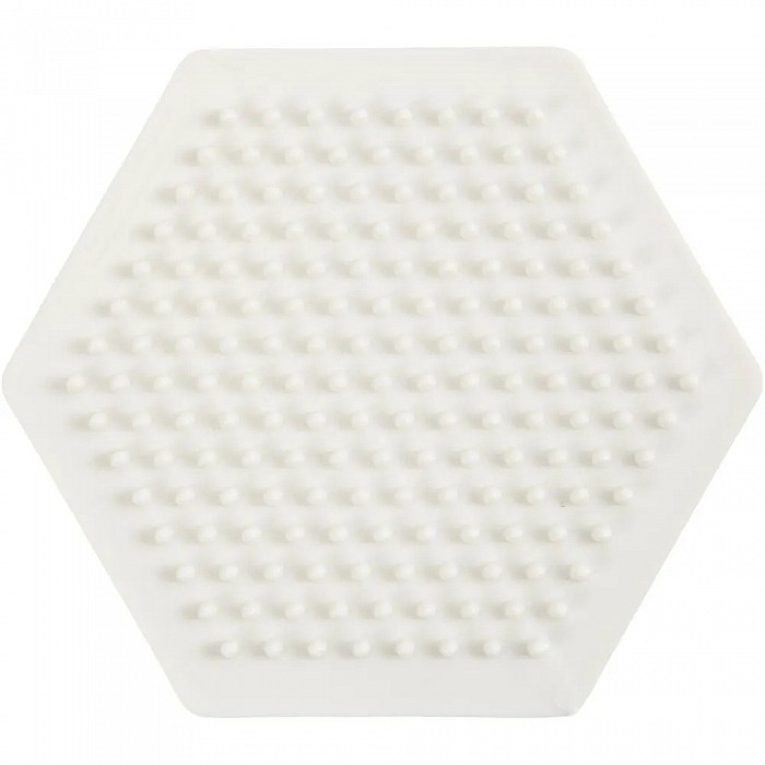 Hama Nabbi pērlīšu pamatne - sešstūris (8,5x8,5cm) Hama Nabbi pērlīšu pamatne - sešstūris (8,5x8,5cm)