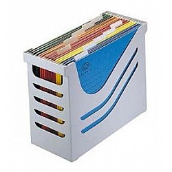 Statīvs iekaramajiem failiem + 5 faili, melns