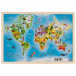 Puzle "Pasaules karte"