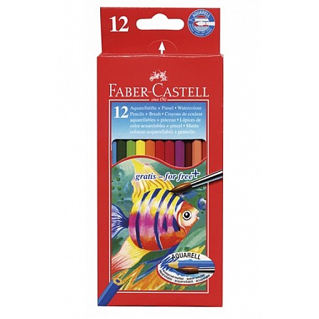 Akvareļu zīmuļi "Faber Castell Fish" (12 krāsas)