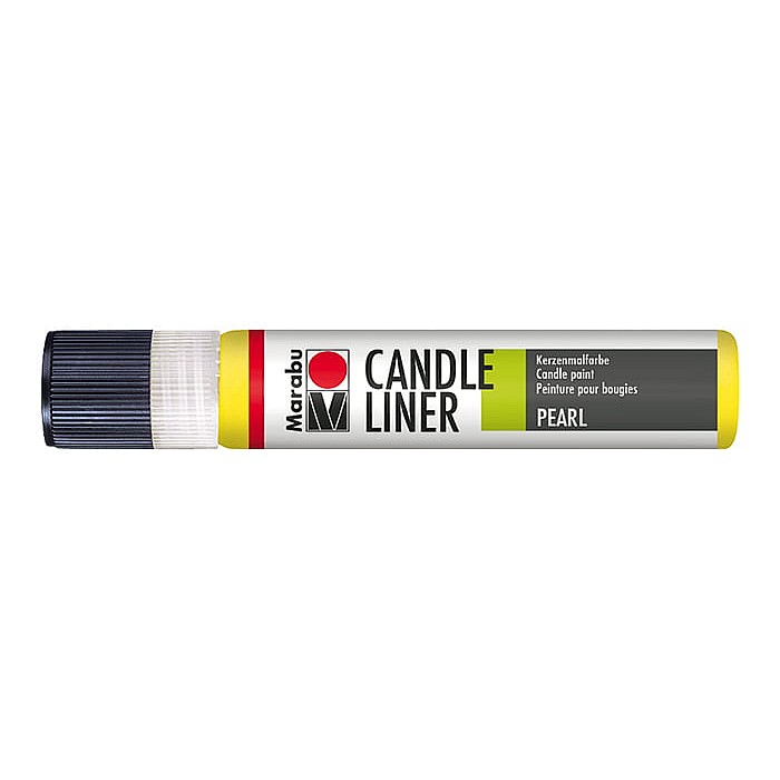 Sveču dekorēšanas laineris - dzeltens (25 ml) Sveču dekorēšanas laineris - dzeltens (25 ml)