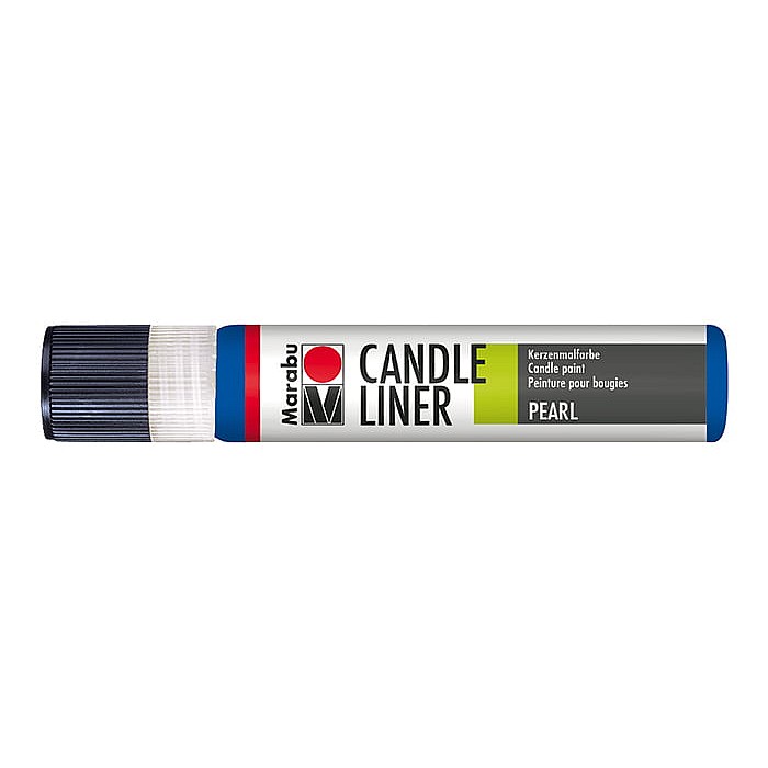 Sveču dekorēšanas laineris - vidēji zils (25 ml) Sveču dekorēšanas laineris - vidēji zils (25 ml)