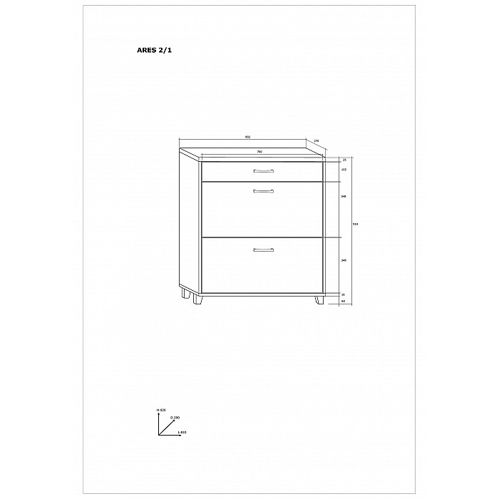 Apavu plaukts "ARES" 80.2x91.4x27