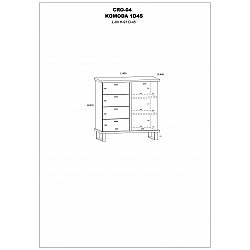Kumode "CROSS" 90x91x45