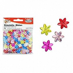 Dekoratīvie spīdumi - ziediņi (20 G)