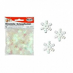 Dekoratīvie spīdumi - sniegpārslas (20 G)