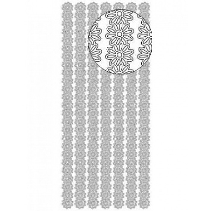 Dekoratīvās uzlīmes (1 lapa) - zelta