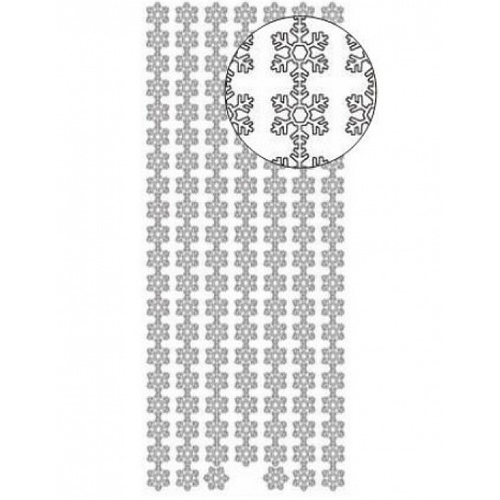 Dekoratīvās uzlīmes (1 lapa) - zelta