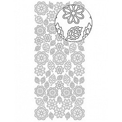 Dekoratīvās uzlīmes (1 lapa) - zelta