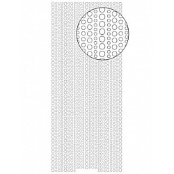 Dekoratīvās uzlīmes (1 lapa) - zelta