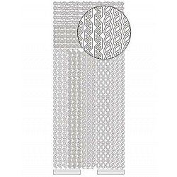 Dekoratīvās uzlīmes (1 lapa) - zelta