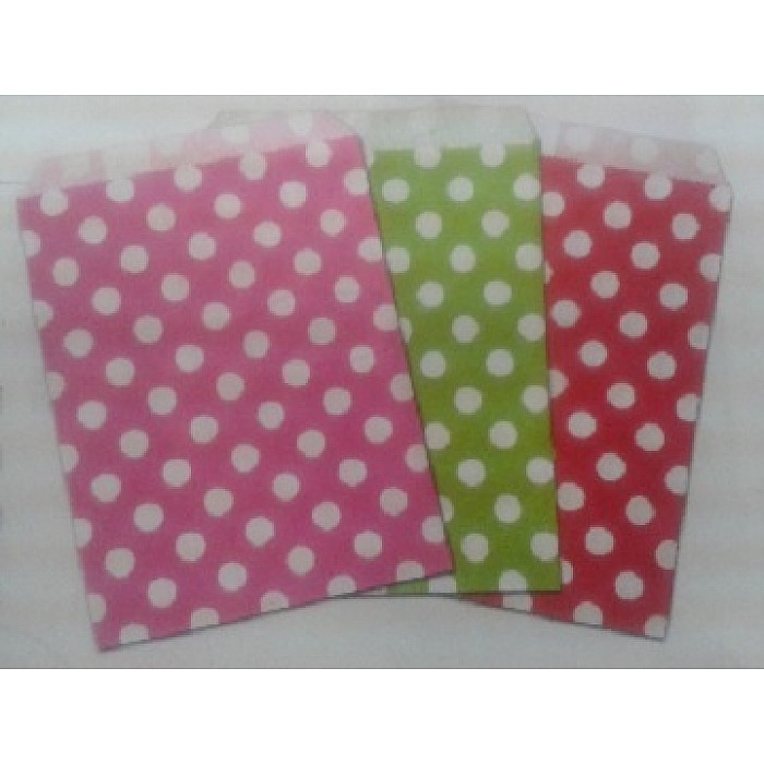 Dāvanu maisiņi - sarkani (13x16.5cm, 25gb.)