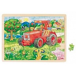 Puzle "Traktors"