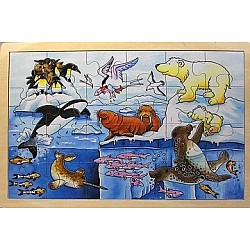 Puzle "Dzīvnieki Arktikā"