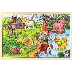 Puzle "Dzīvnieku mazuļi"