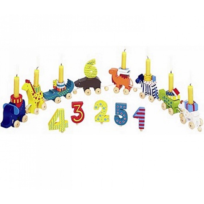 Rotaļlieta "Dzimšanas dienas karavāna; no 1 līdz 6" (52 cm)