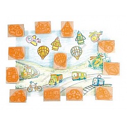 Zīmodziņi "Transportlīdzekļi" (12 gb.)