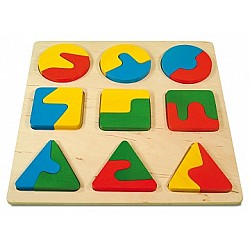 Koka puzle "3 figūras"