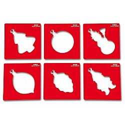 Formu veidnes "Ziemassvētku dekorācijas" (15 x 15 cm)