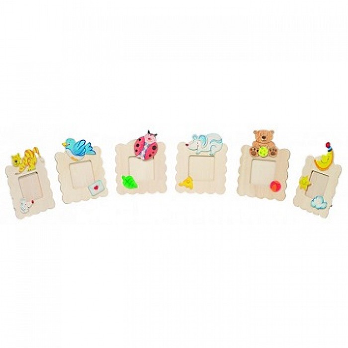 Krāsojamie koka foto rāmīši (6 gb.)