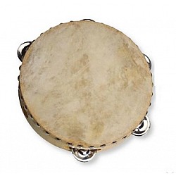 Tamburīns  ar dabīgo ādu (D 20 cm)