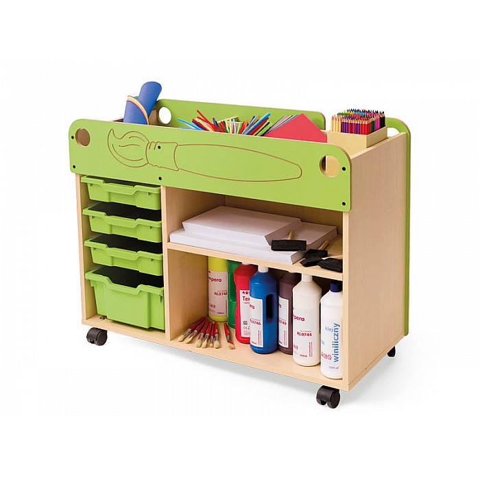 Divpusējs mākslas skapis ar aprīkojumu "Ota"