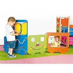 Manipulatīvā rotaļlieta "Vilciens (3gb)