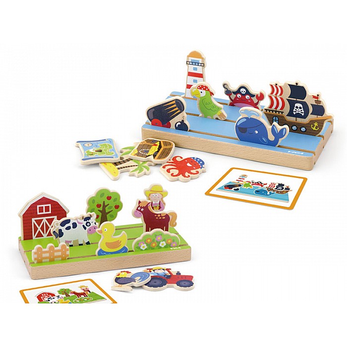 3D koka puzle "Lauki un jūra" (26gb) 3D koka puzle "Lauki un jūra" (26gb)