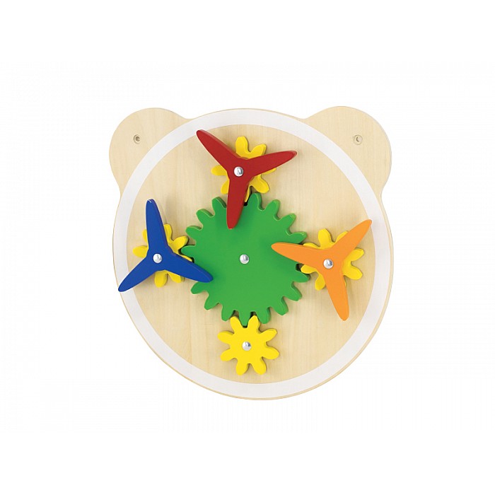 Lācīšu manipulatīvā rotaļlieta "Zobrati"