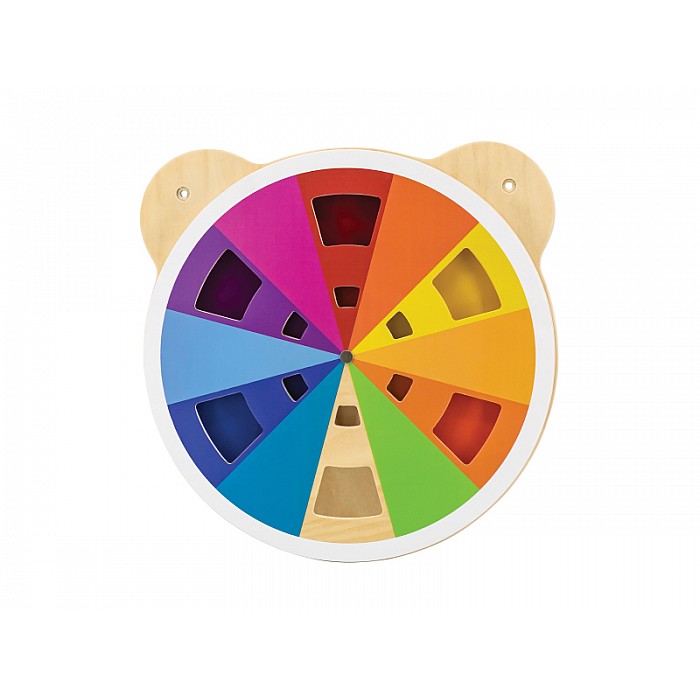 Apaļa manipulatīvā rotaļlieta "Lācītis"