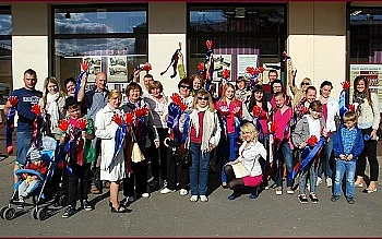 Kanclerieši Jelgavas pilsētas svētku gājienā