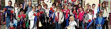Kanclerieši Jelgavas pilsētas svētku gājienā