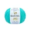 GAZZAL Baby Wool Yarn - Neon Blue (50 g, 175 m)