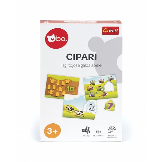 Izglītojošā galda spēle "Cipari" (Latviešu val.)