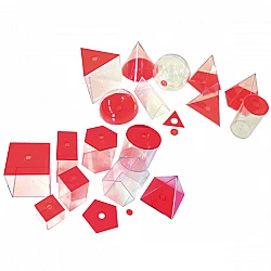 Geometric Shapes - Pink (17 pcs)