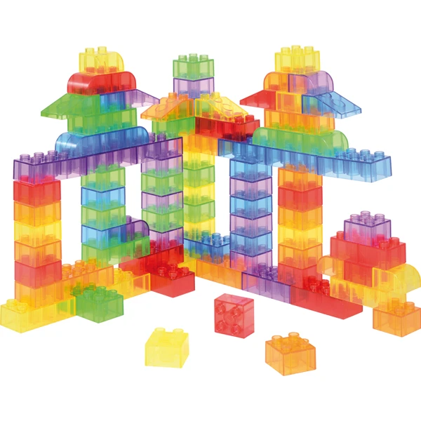 Transparent building blocks (90 pcs)