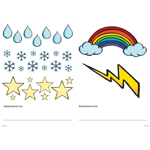 Weather Stickers XL