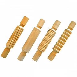 Деревянные ролики для декора (4 шт.)