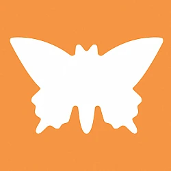 Накладная дверная броненакладка - «бабочка» (50 мм)